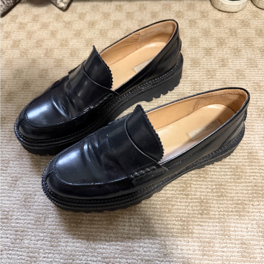 H&M Black Men's Slip-On Loafers